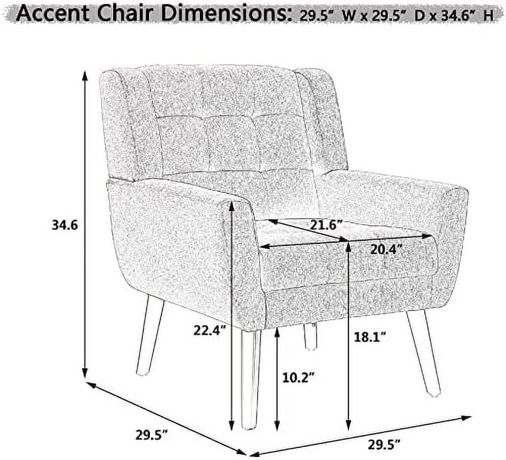 Lavender Velvet Accent Chair with Arms D995498
