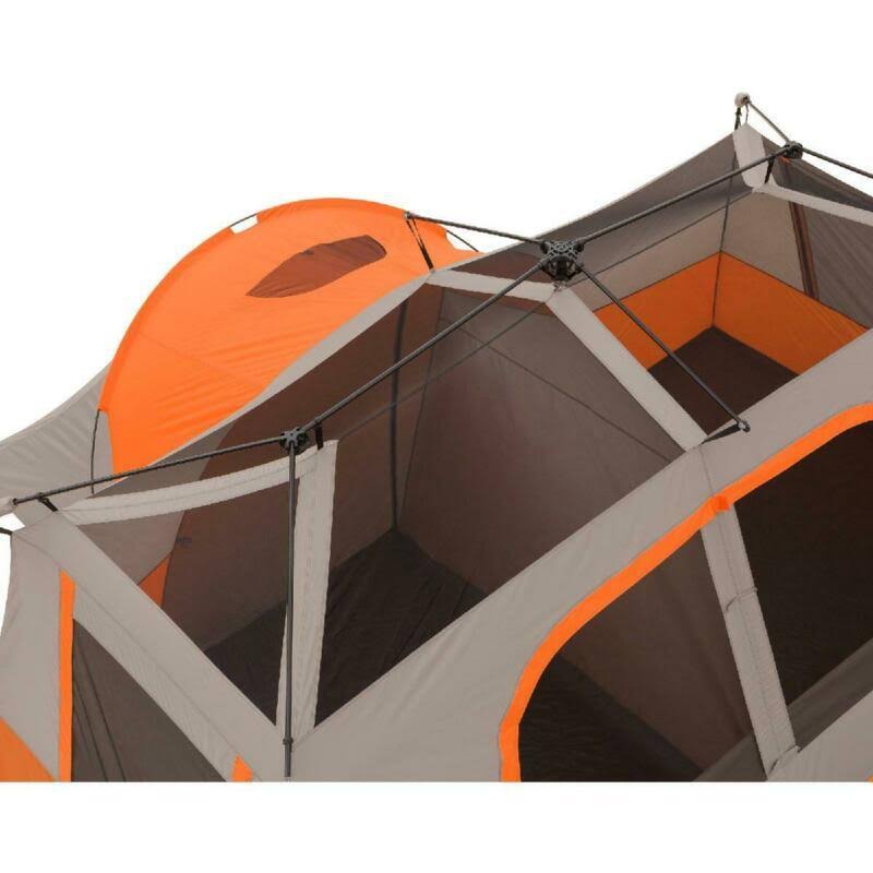 Green 11-Person Instant Cabin Tent with Private Room C192625
