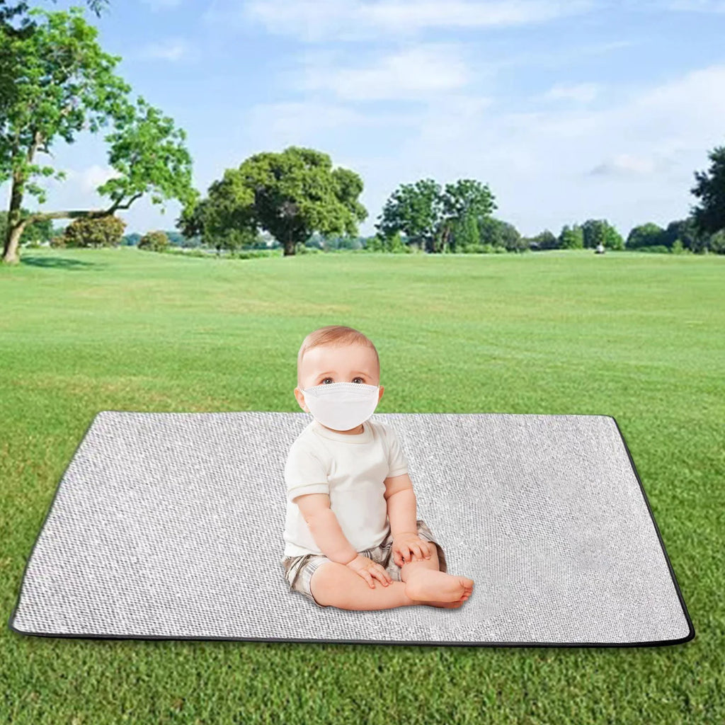 Aluminum Foil Foam Sleeping Mat with Storage Bag 200cmx200cmx0.8cm L9838