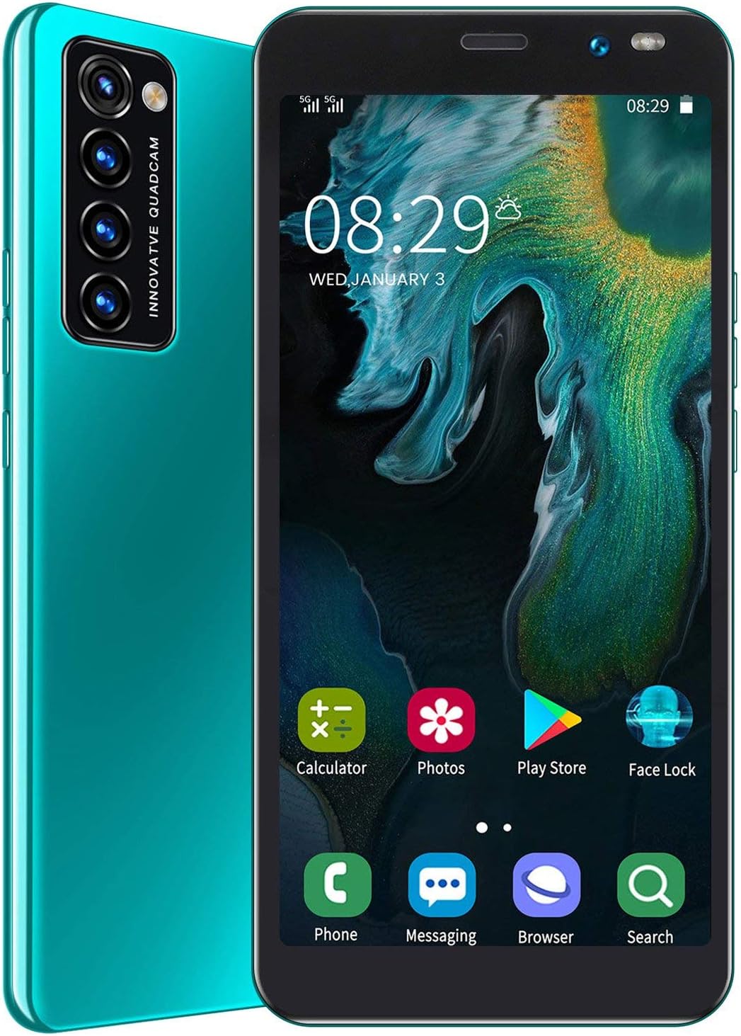Green 5.45 inch HD Smartphone Z643595