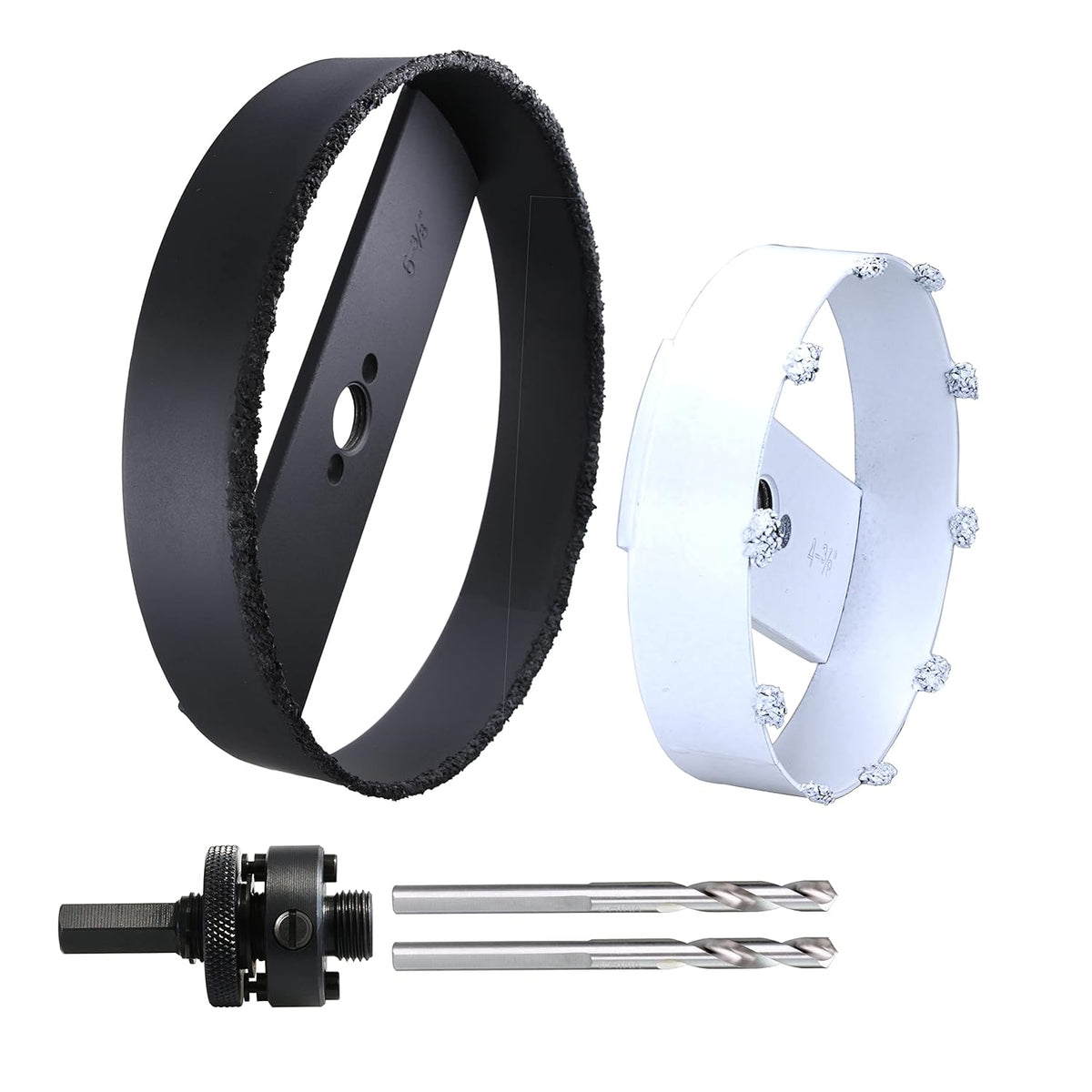 Carbide Grit Hole Saw with Arbor Pack of 2 U77244