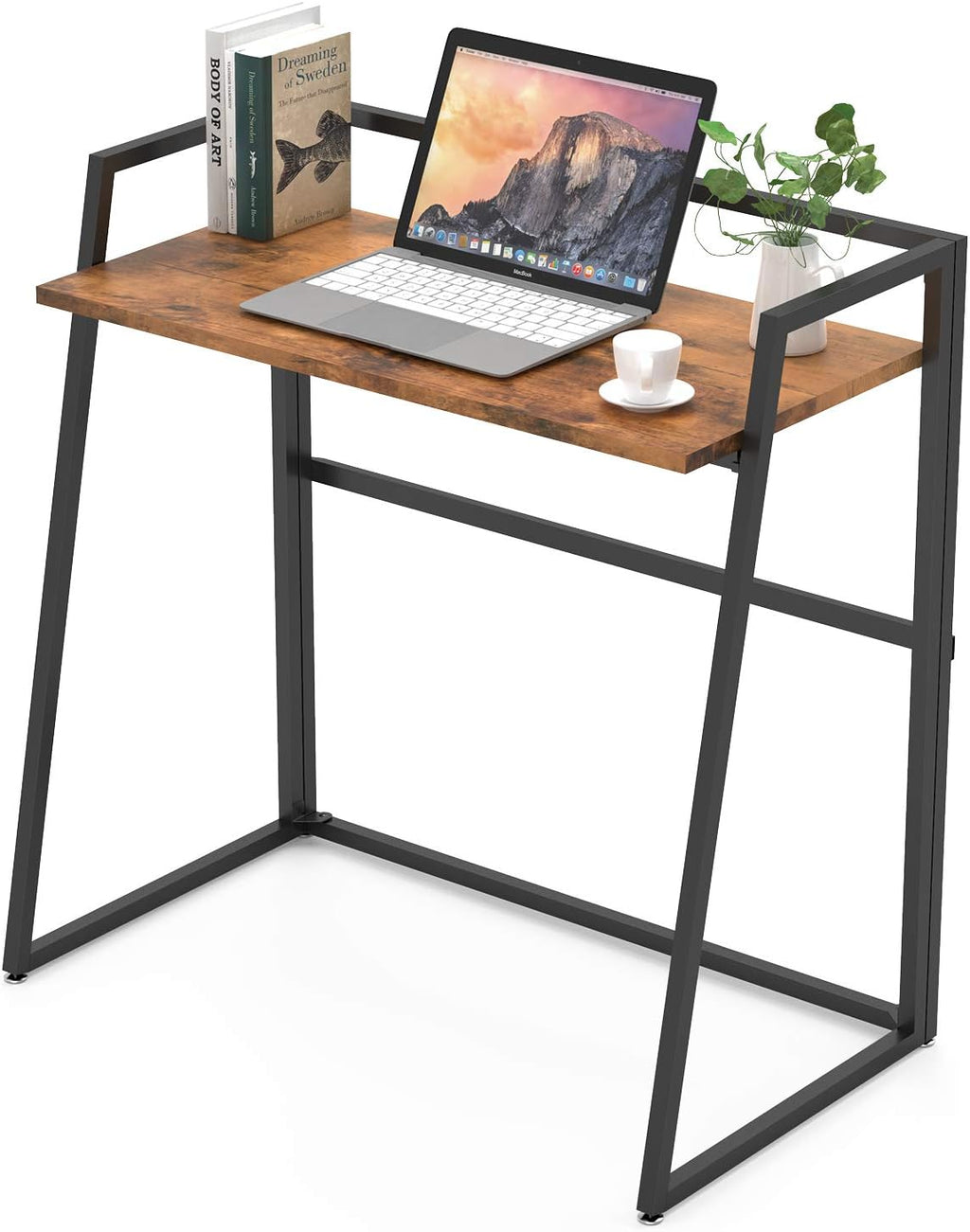Black Folding Desk Table F719