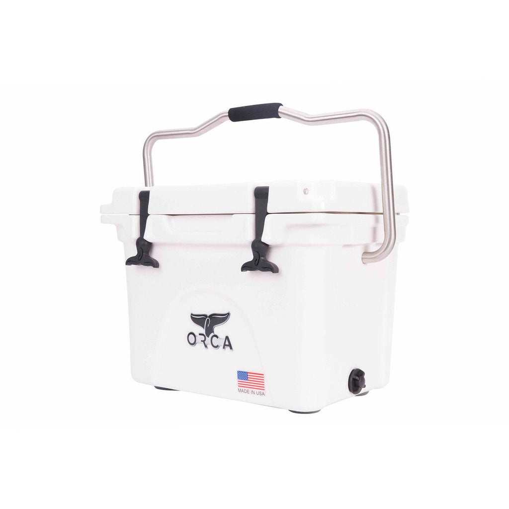 White 20-Quart Rotomold Cooler J8023