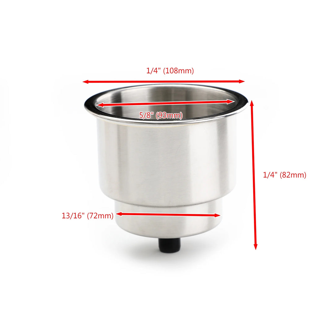 2-Pack Stainless Steel Drink Holders J90933