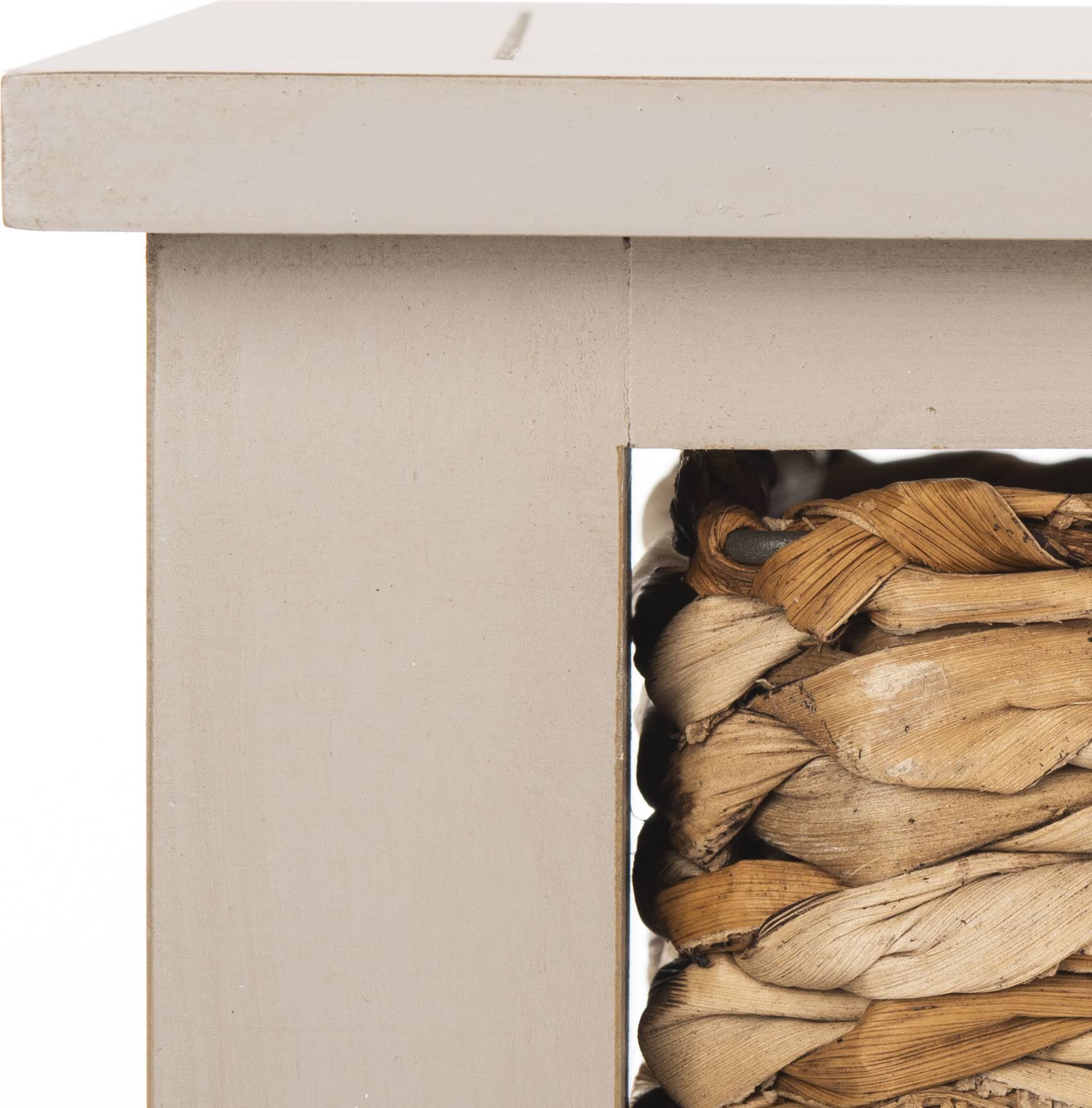 Vintage Grey Console Storage Table E86555