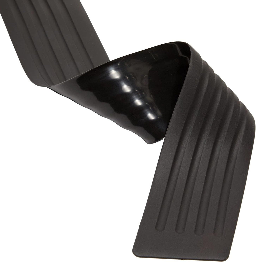 Black Rubber Rear Bumper Protector Trim Guard, 35 in, Pack of 2 Z866896
