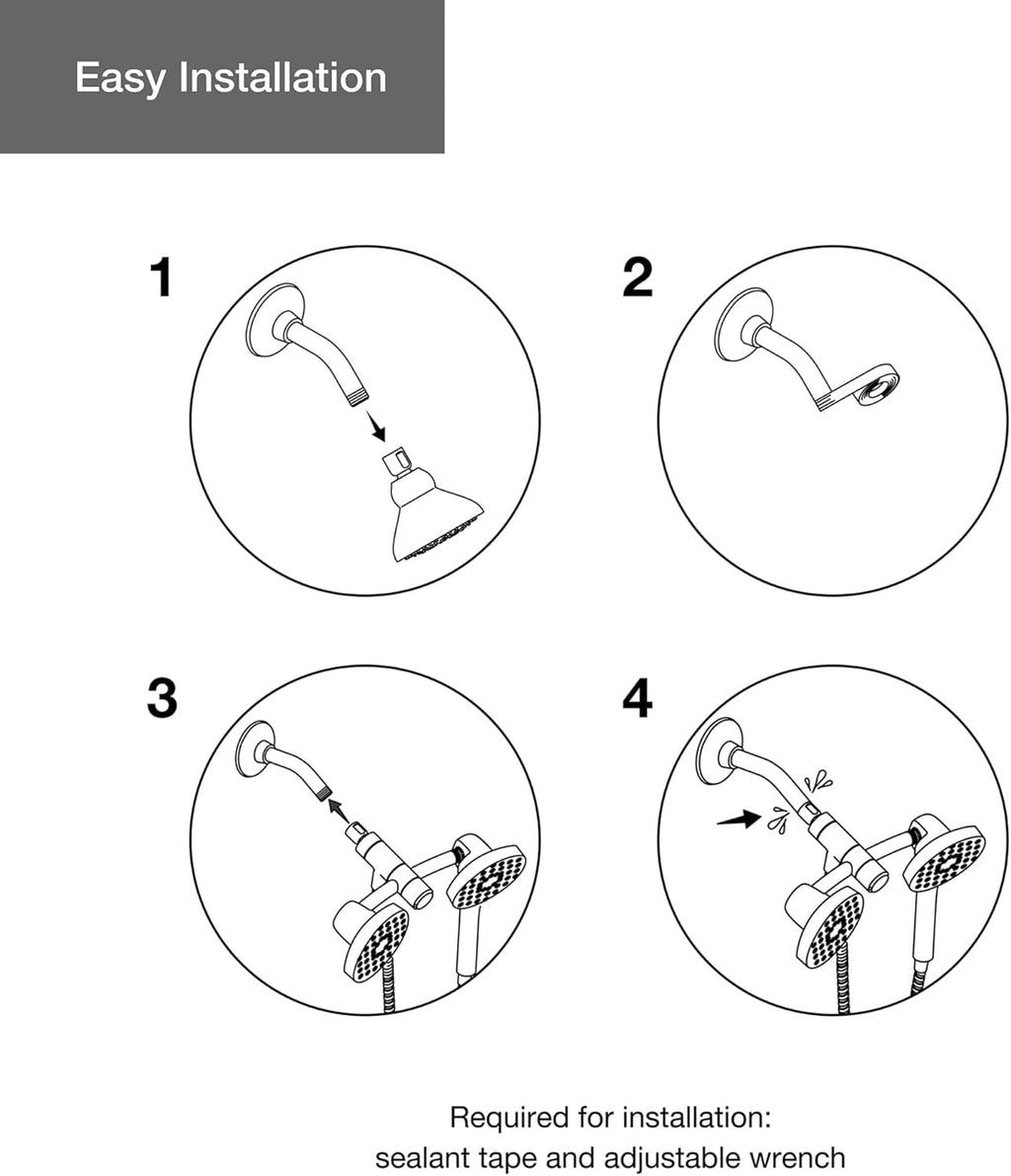 2.5 Gpm Shower Combo Kit C909