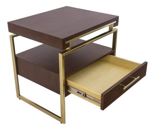 Rich Nut Brown Side Table D852828