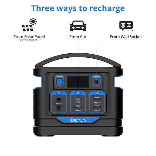 Compact 60,000mAh Power Station with Light X1975