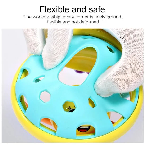 Rattle Ball Sensory Teether Toy Silicone Baby Toy F84978