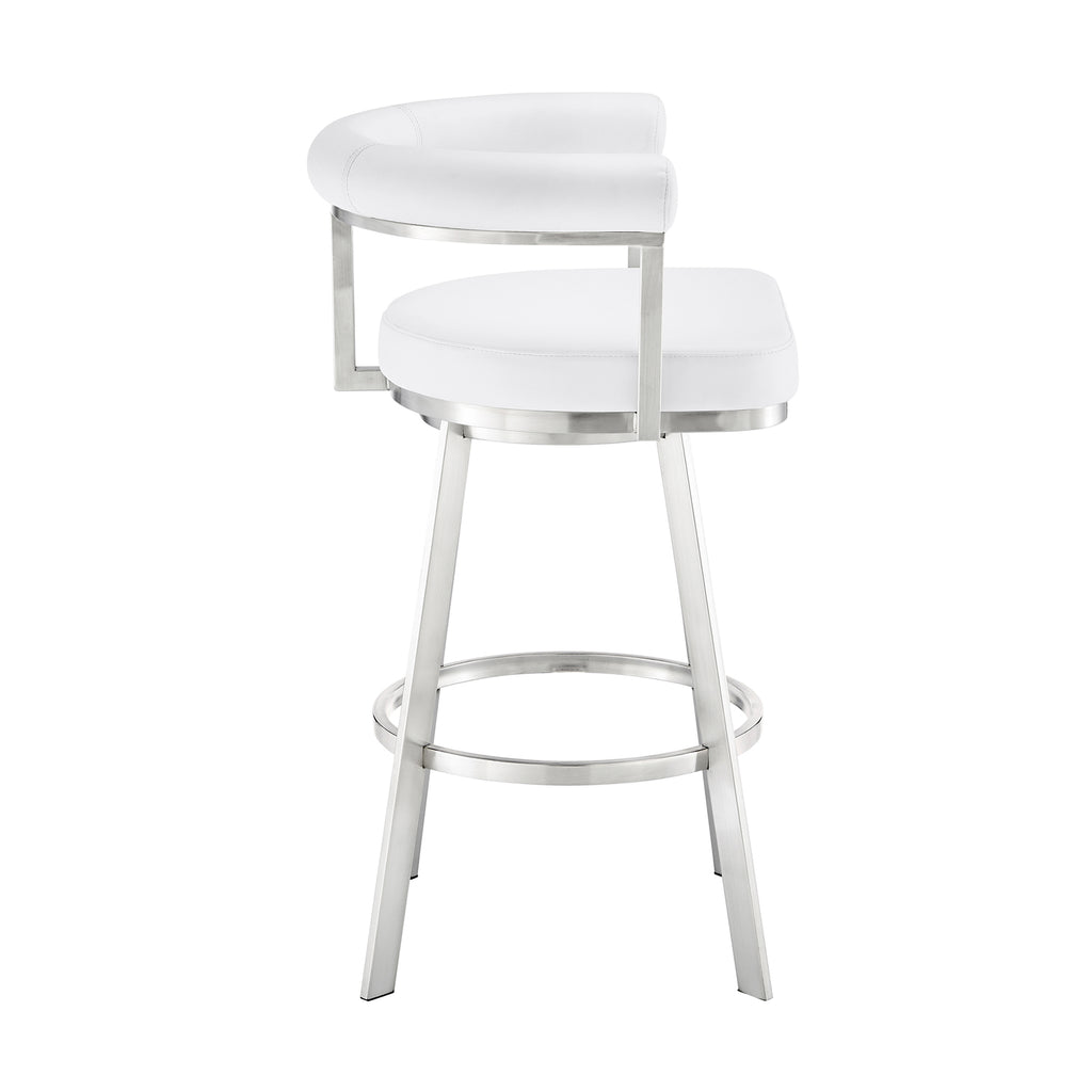Black/Chrome Swivel Bar Stool K13771