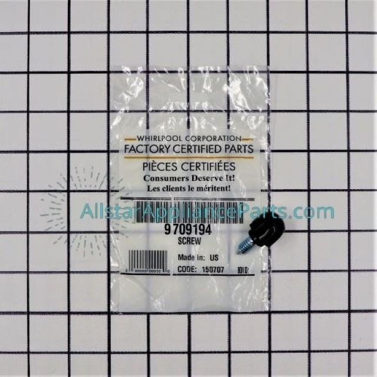 Thumb Screw for Stand Mixer V601273