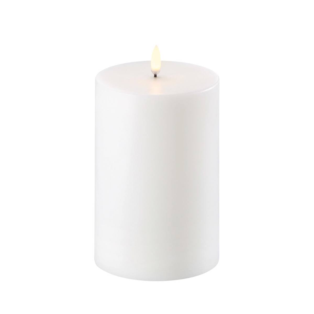 LED Pillar Candle, 10 x 15 cm, White S873652