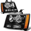 Chrome Housing Clear Lens Headlights Assembly X69129