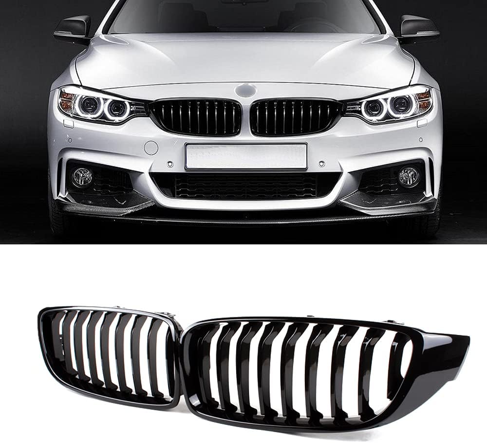 Gloss Black ABS Kidney Grille, 2-pc Set P6690