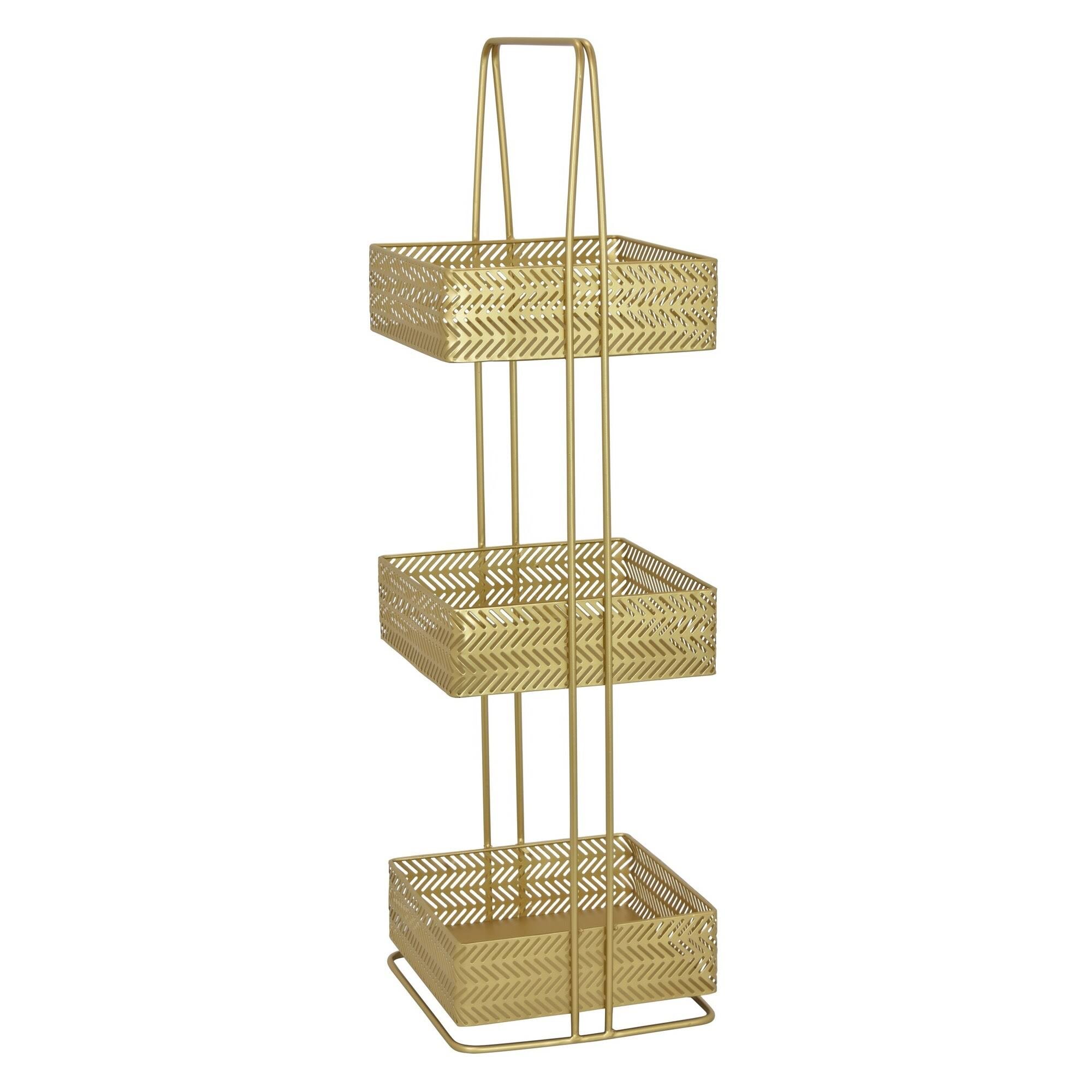 Gold Metal Plant Stand T2708
