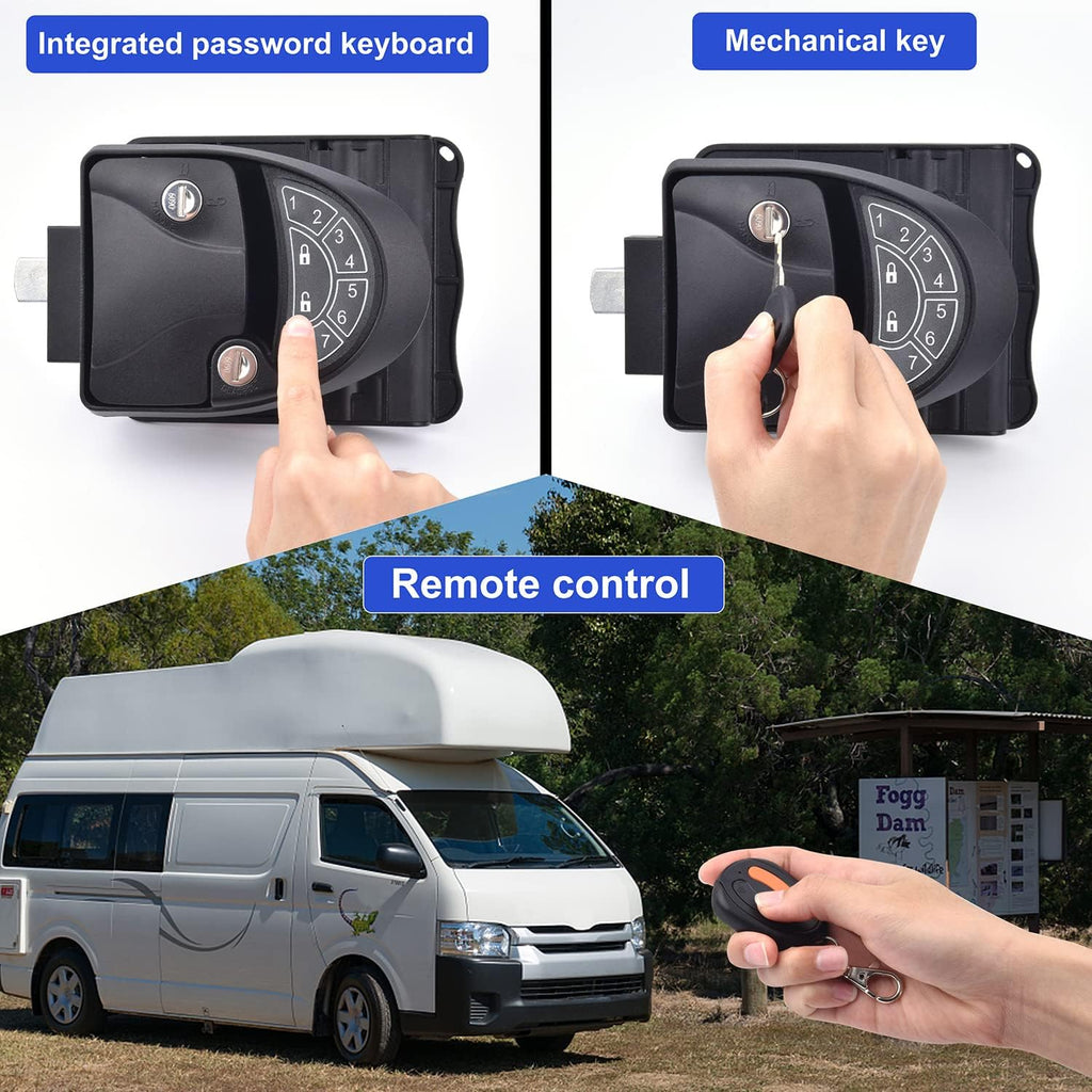Waterproof Metal RV Keyless Entry Door Lock with Backlit Keypad I717