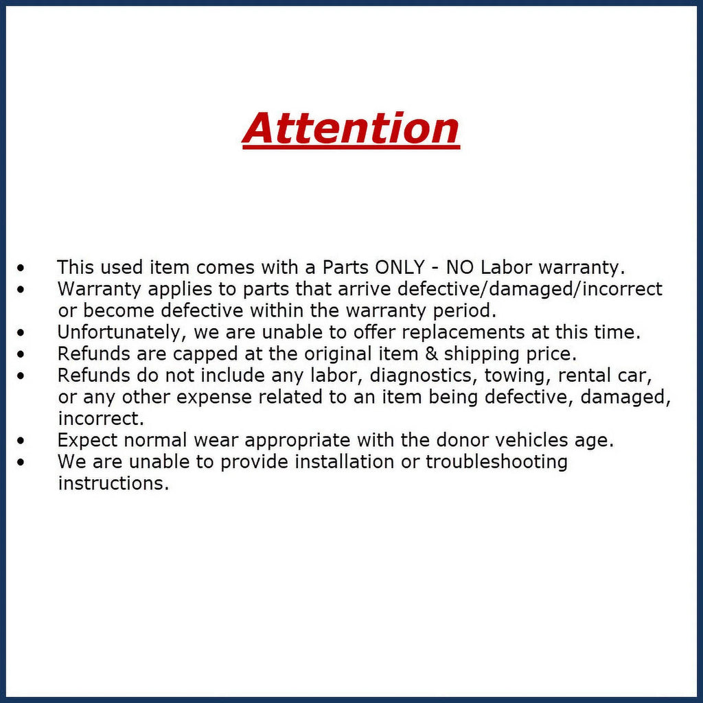 Rear View Interior Mirror OEM T238007
