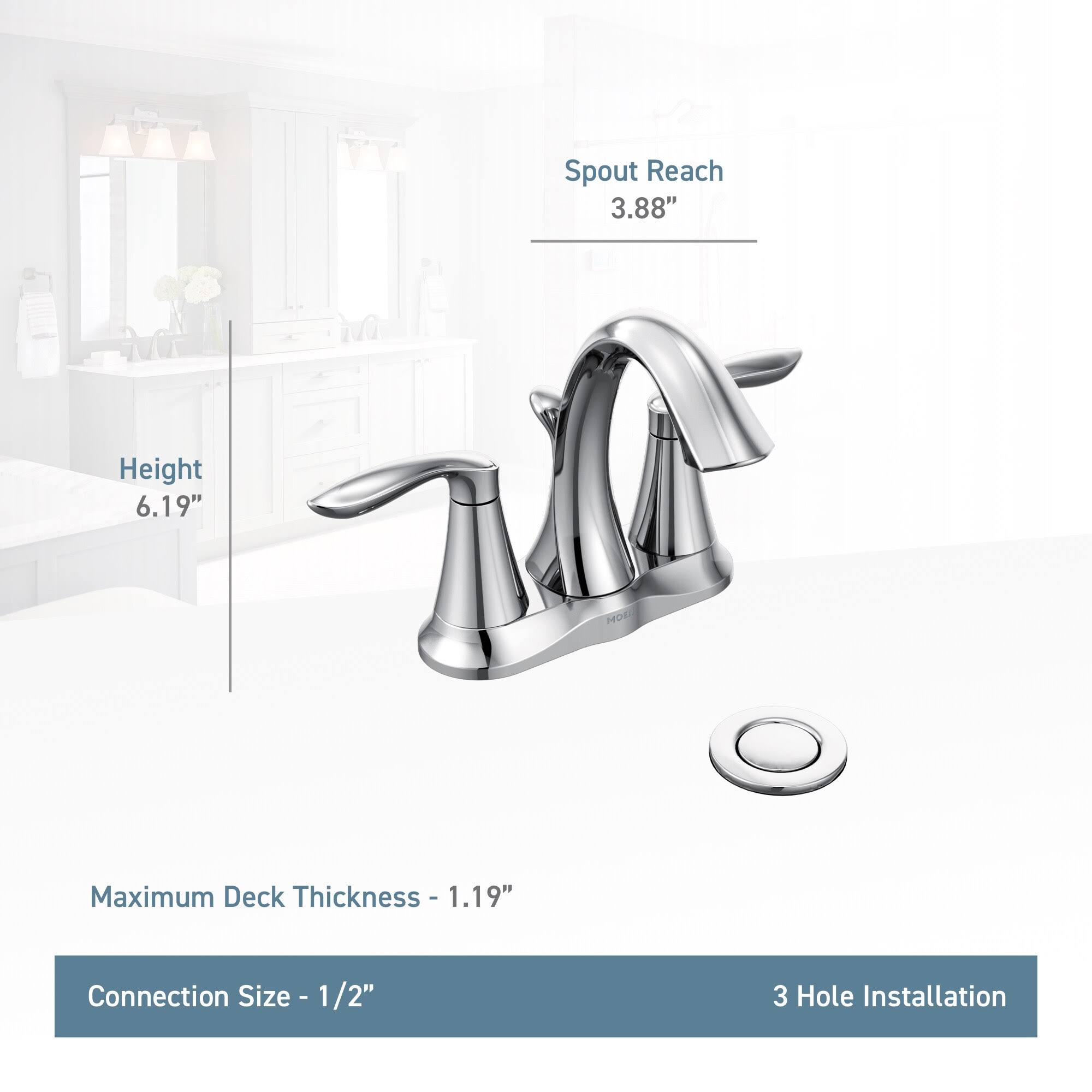 Chrome Bathroom Faucet E43301