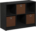 White/Light Blue Bookcase Storage Shelves P715