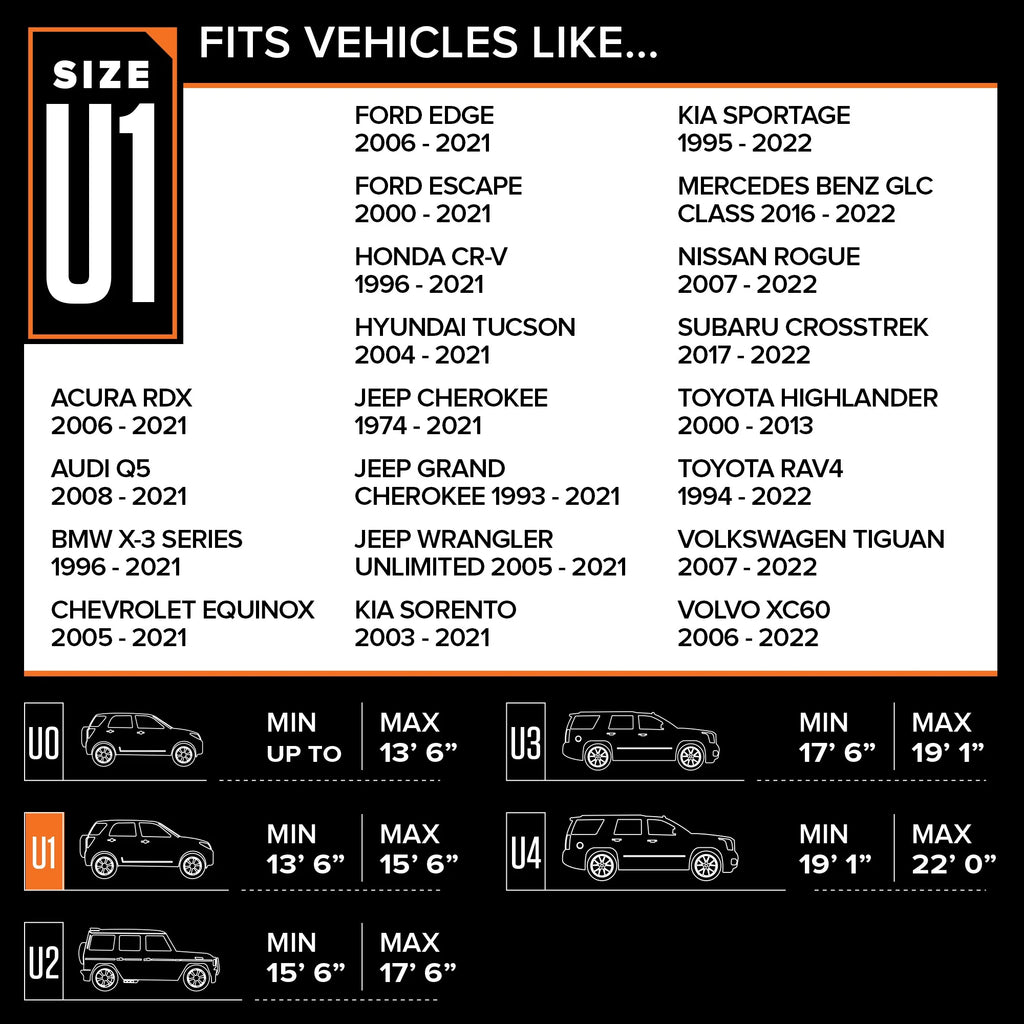 Tan 4 Layer SUV Cover F668127