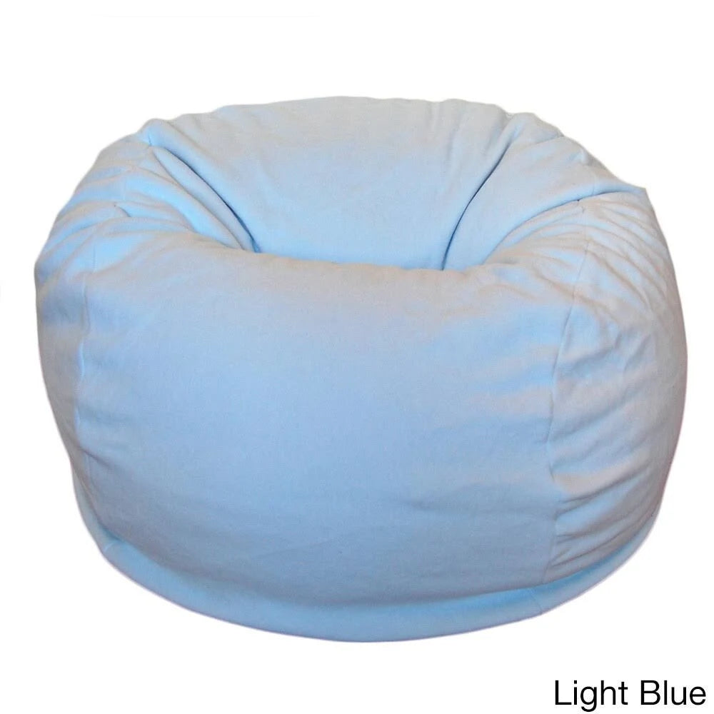 Dark Gray Anti-Pill Fleece Washable Large Bean Bag Chair O683697