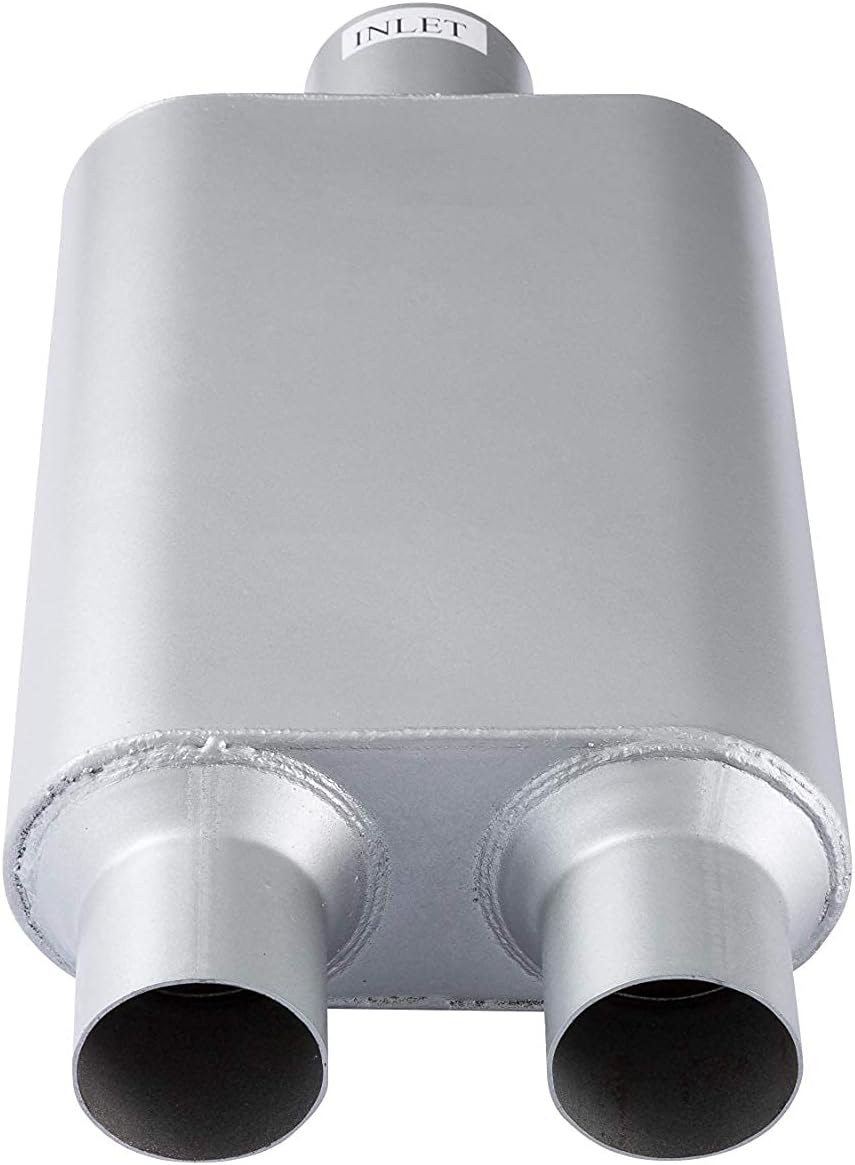 Dual Chamber 3 inch inlet 2.5 inch outlet Muffler Pack of 2 Z705