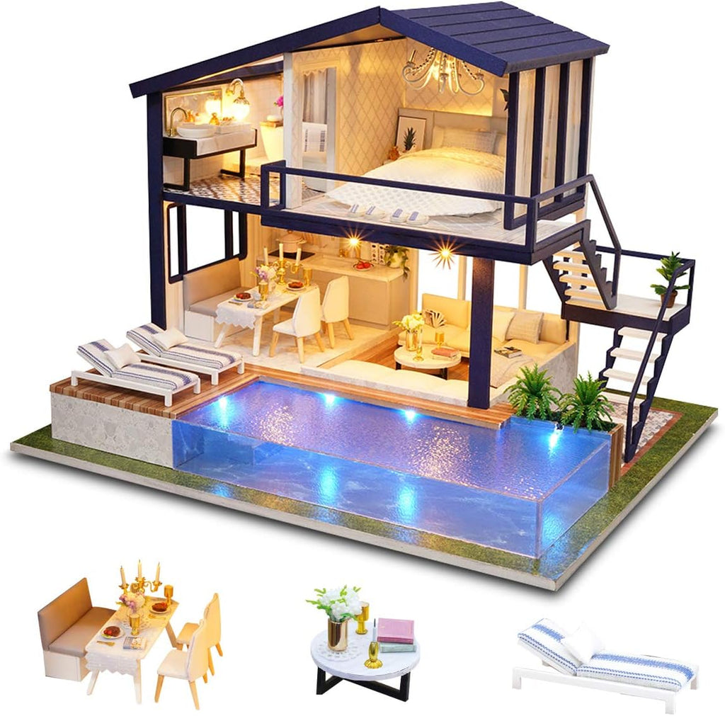 DIY Miniature Dollhouse Kit 1:24 Scale N122