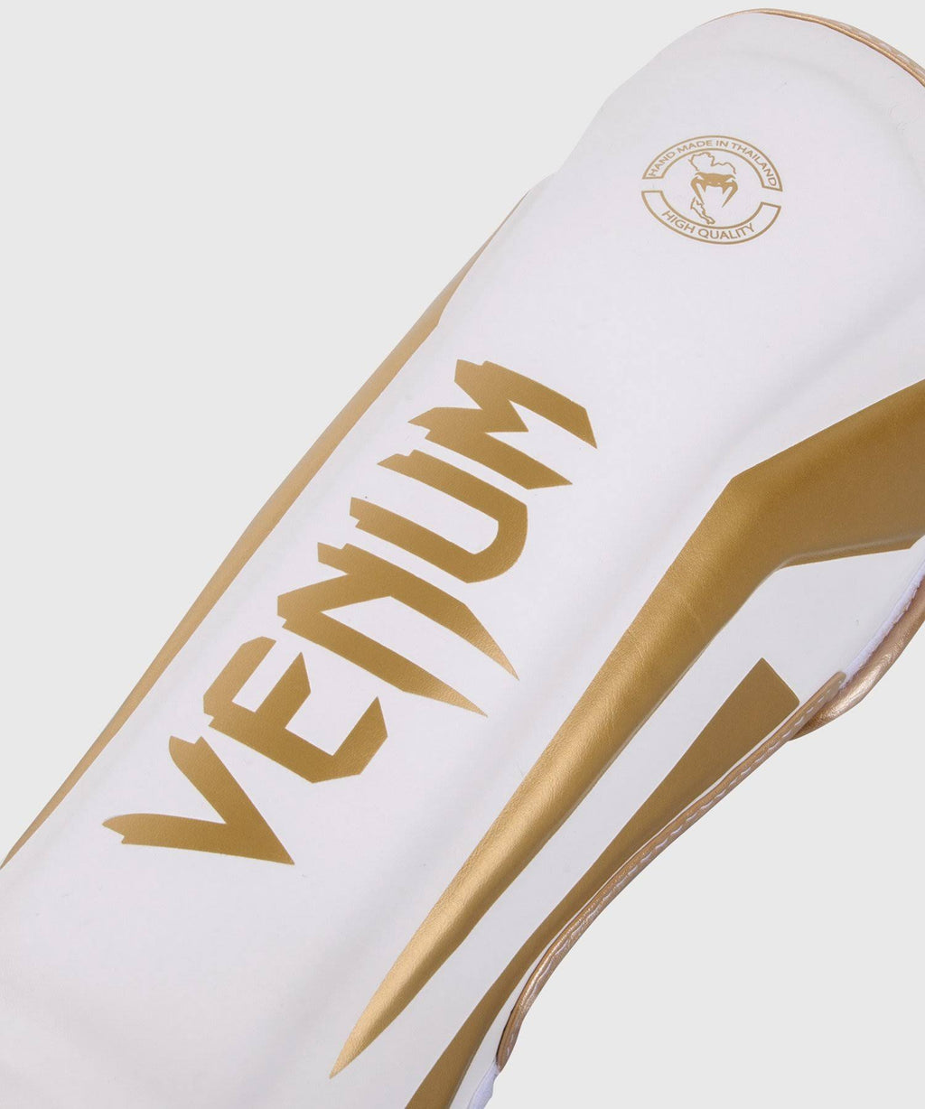 White/Gold XL Standup Shin Guards N61361