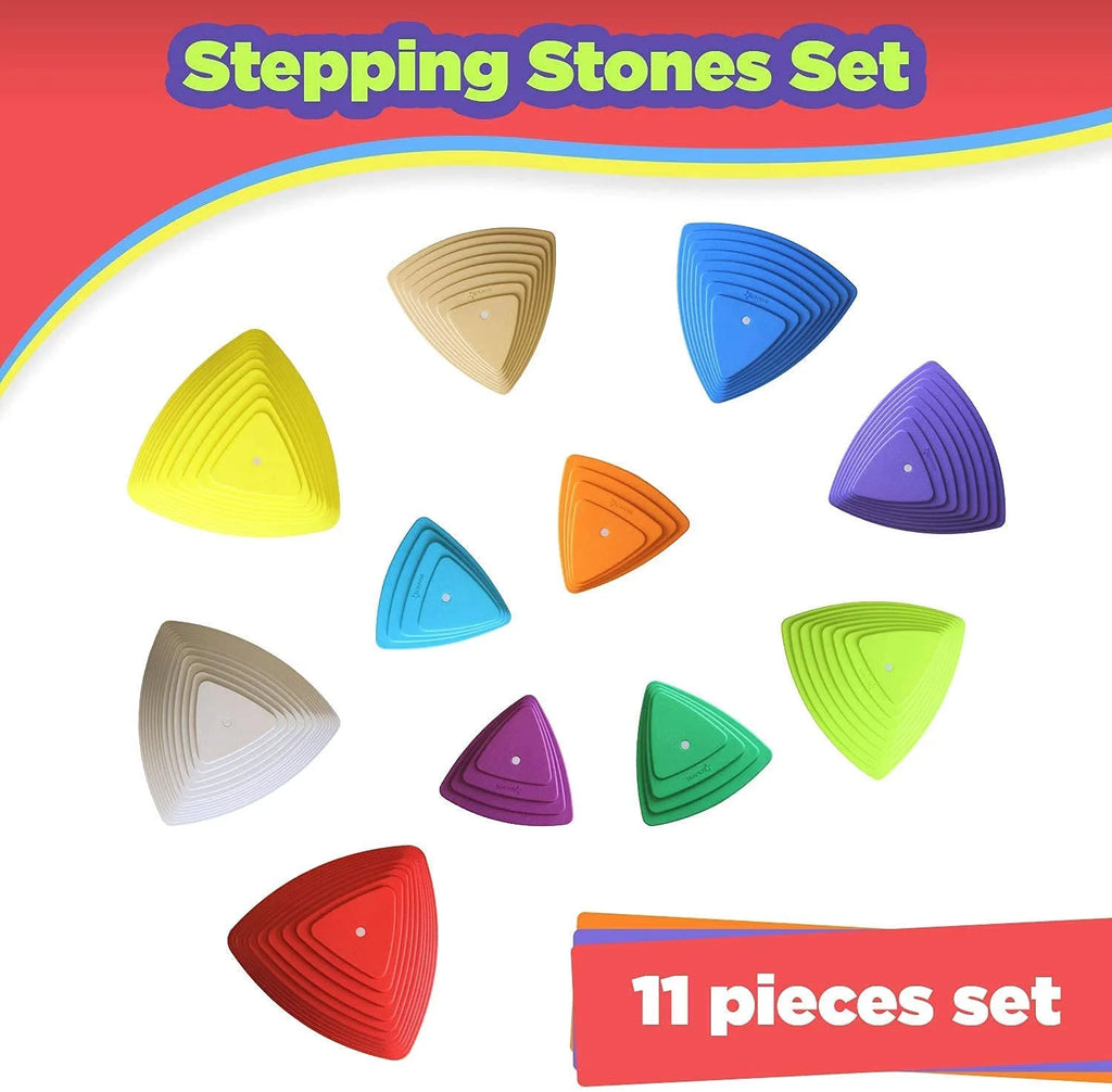 Set of 11 pcs Stepping Stones with 24 pcs Fishing Rod Set Bundle H242156