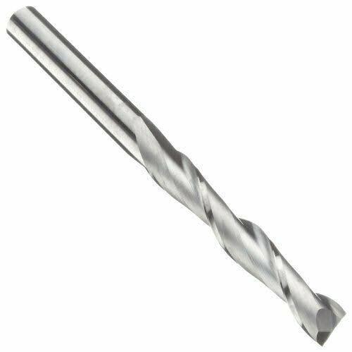 Carbide Square Nose End Mill, inch, Uncoated (Bright) Finish, 30 Degree Helix S74404