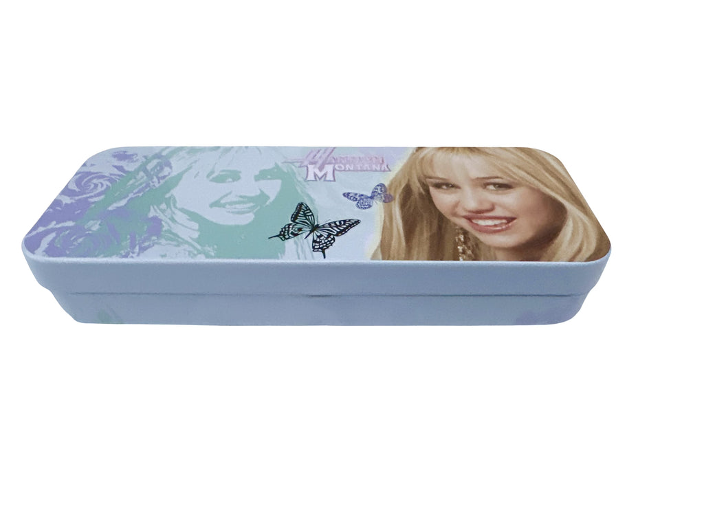Butterflies Tin Pencil Box School Supply G29702