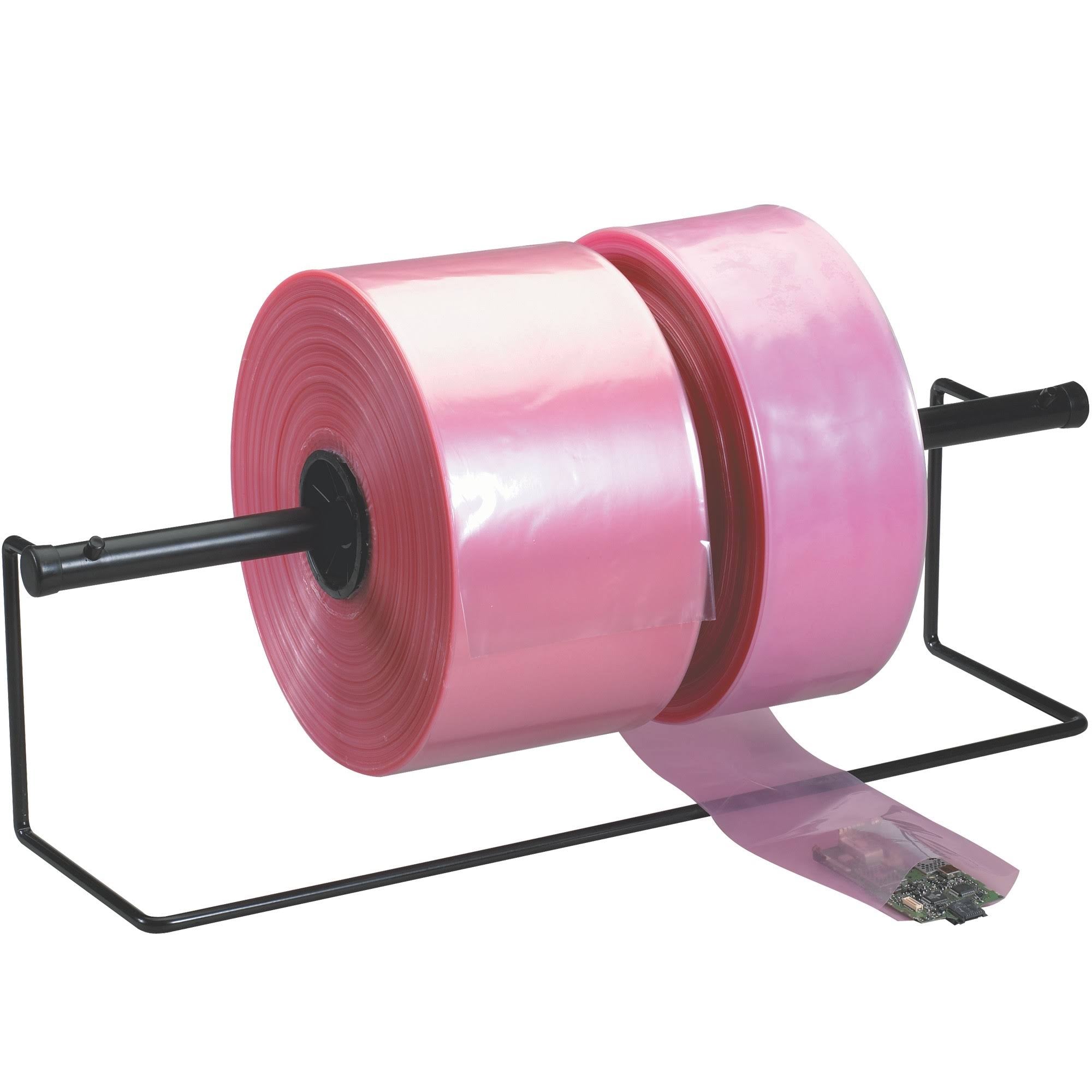 Anti-Static Poly Tubing 2 Mil Pink Roll B5711