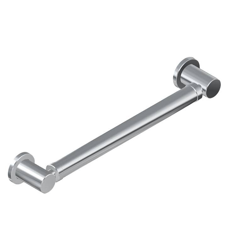 18 3/8x22 Wall Mount Round Grab Bar in Brushed 18K Gold Plated T383256