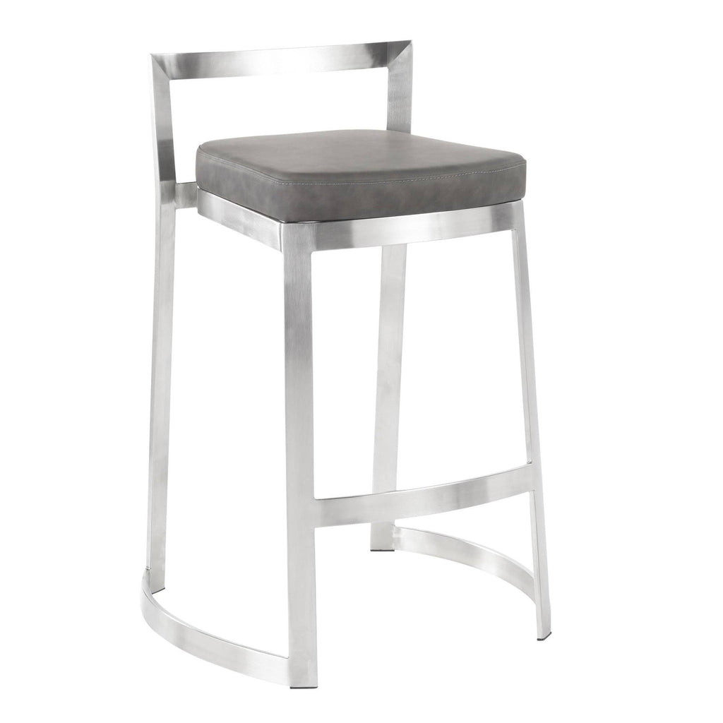 Black Set of 2 Counter Stool K618004
