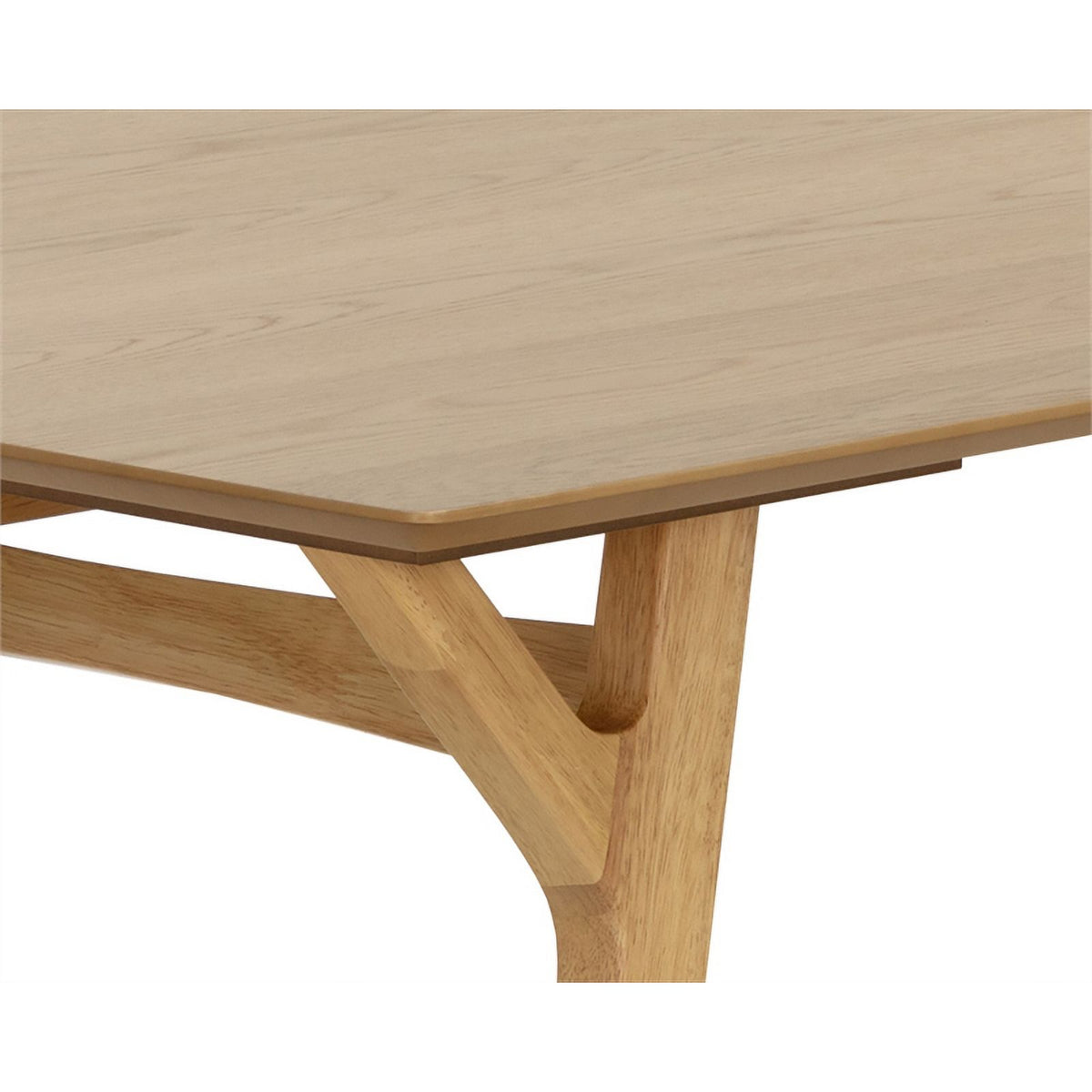 59" Mid-Century Wood Dining Table W75650