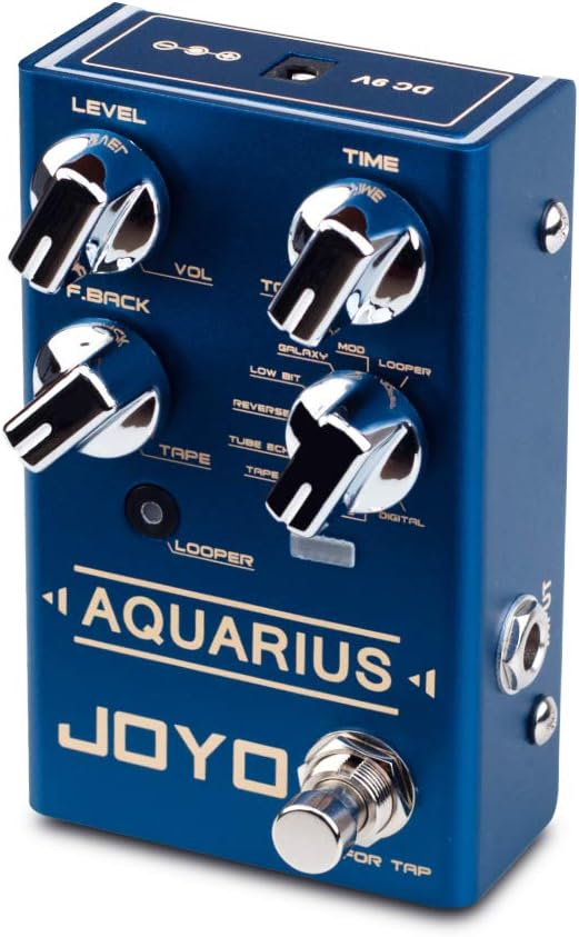 Digital Delay Effect Pedal with Looper for Electric Guitar S708778