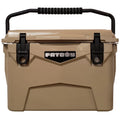 20 Quart Roto Molded Hard Sided Cooler Sand (Tan) C14740