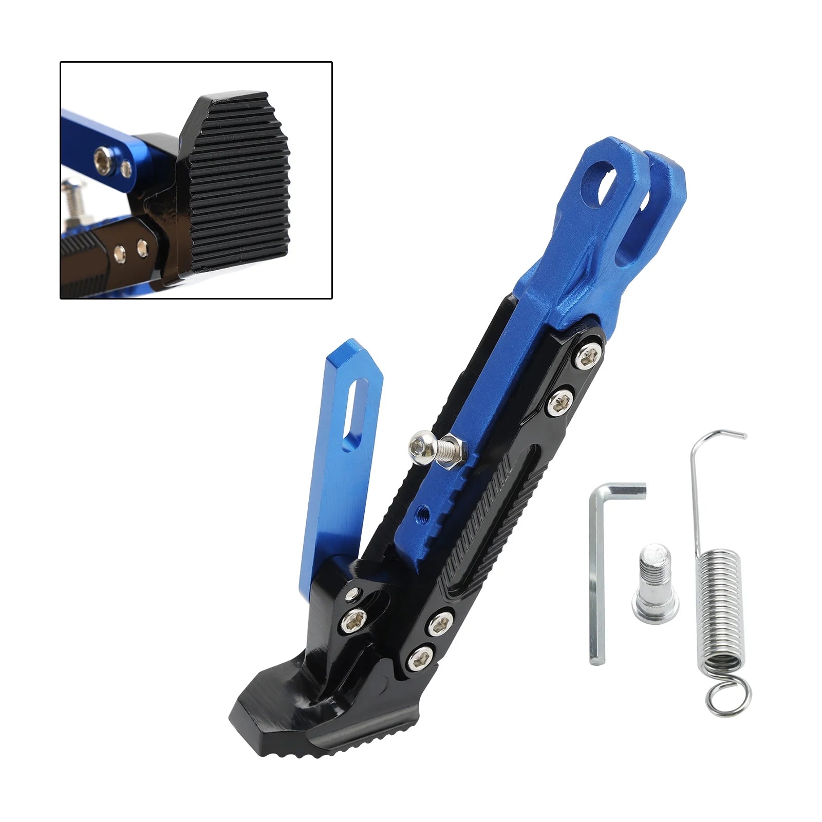 Blue Adjustable Side Stand M719
