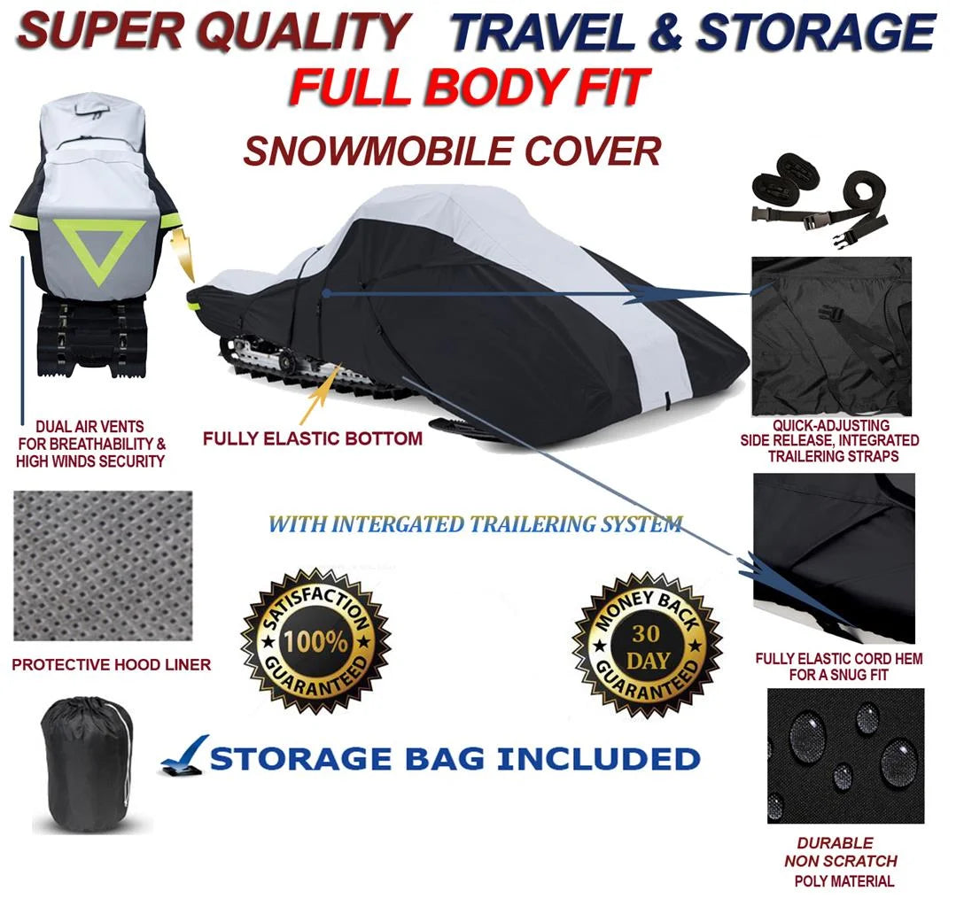 600 Denier Full Fit Snowmobile Travel and Storage Cover B91262