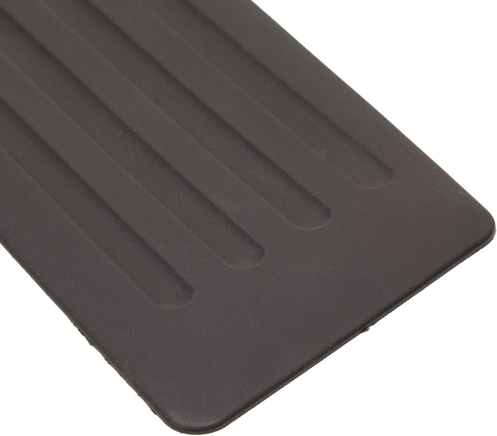 Black Rubber Rear Bumper Protector Trim Guard, 35 in, Pack of 2 Z866896