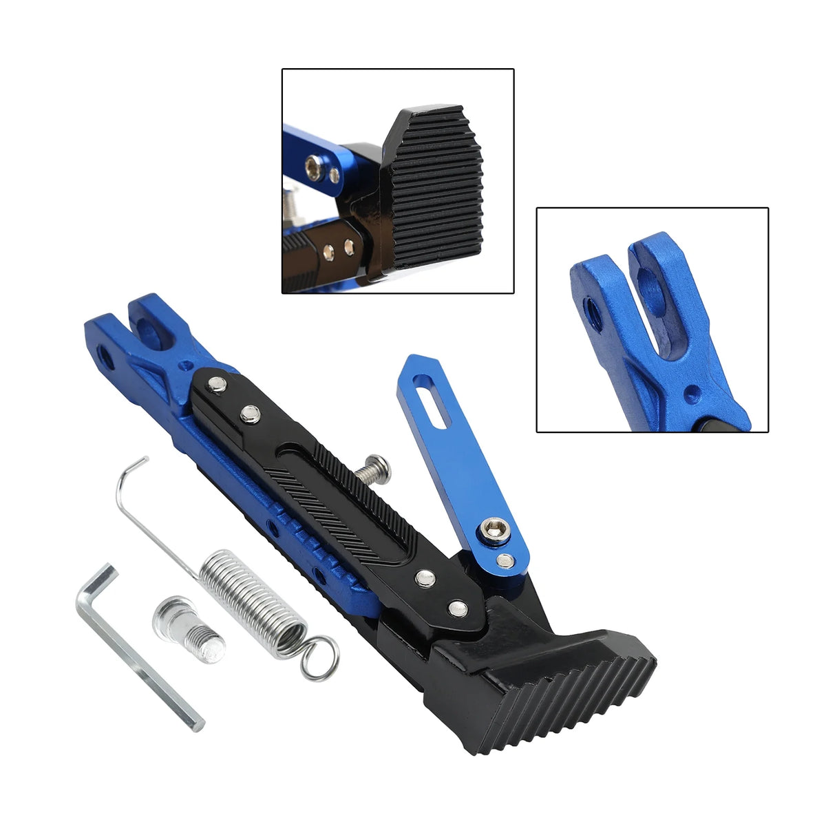 Blue Adjustable Side Stand M719