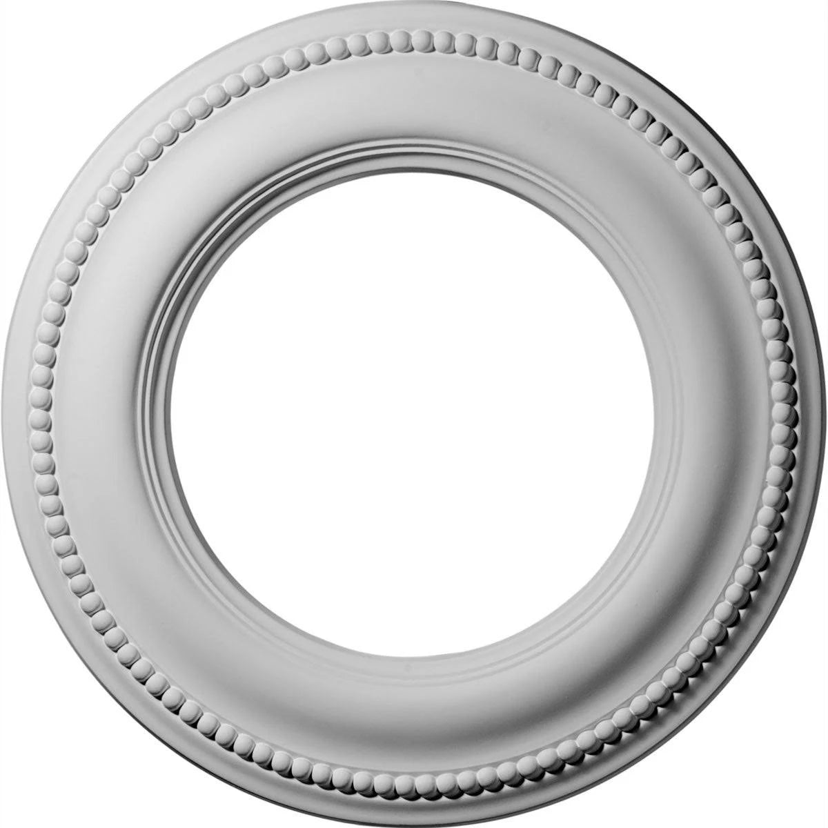 13x22OD x 7 1/2x22ID x 3/4x22P Clear Ceiling Medallion N704
