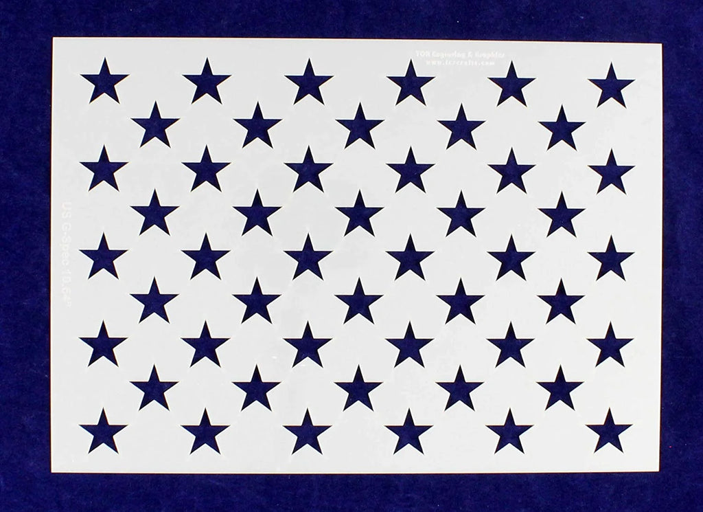 14 Mil-G-Spec Star Field Stencil W47482