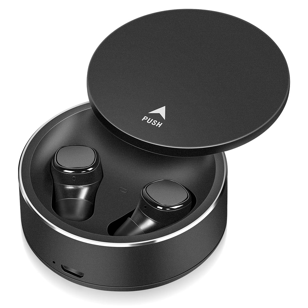 True Wireless Earbuds IPX5 Waterproof Touch Control with Mic Black M93693