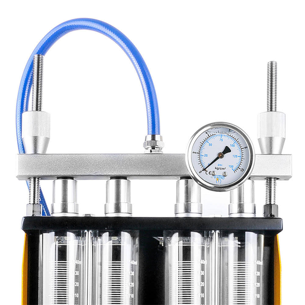4 Cylinder Fuel Injector Tester Ultrasonic Cleaning Cleaner M7746